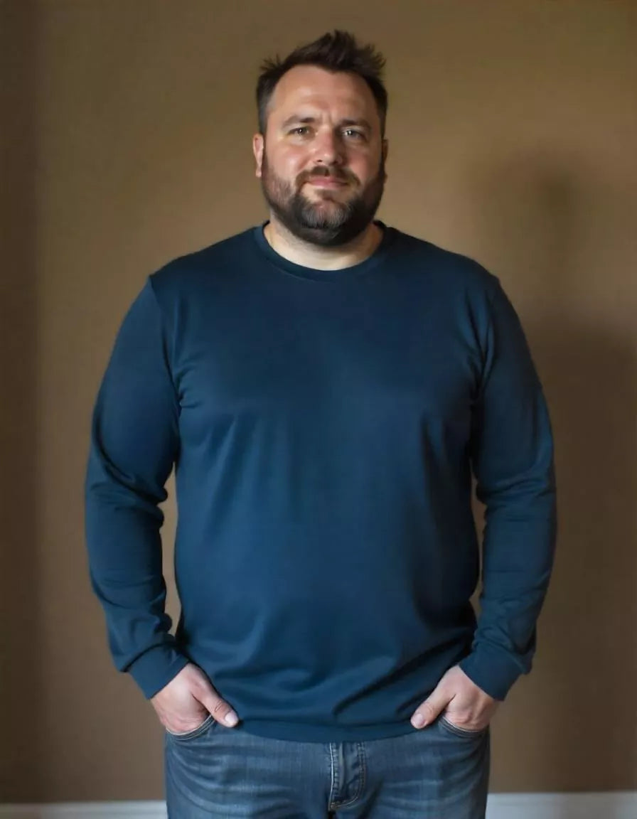 Remera hombre ML lisas TG